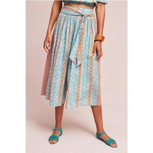 Anthro Feather & Bone Demetria Gaucho Cullote Pant